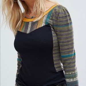 Free People Sweet Gal Thermal Top